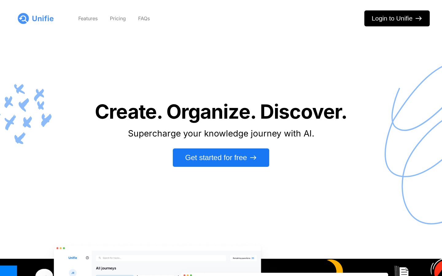 Unifie Homepage