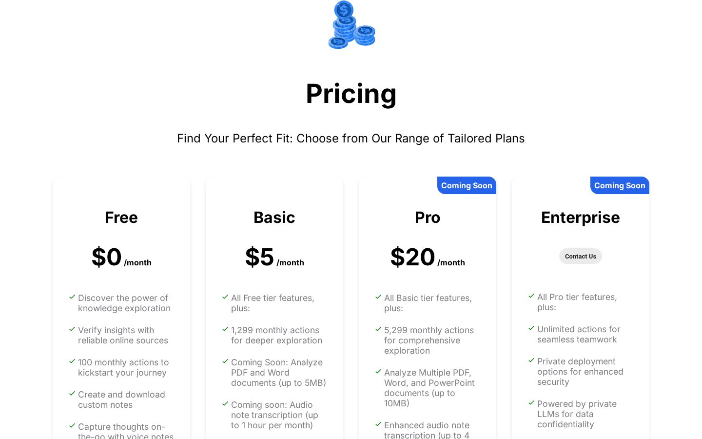 Unifie Pricing