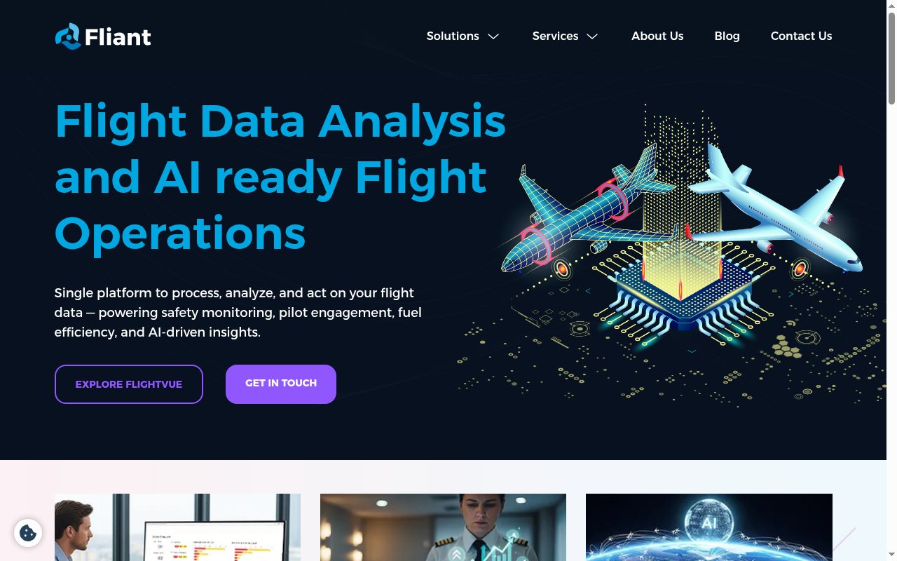 Unified Flight Data Analysis & AI Platform homepage