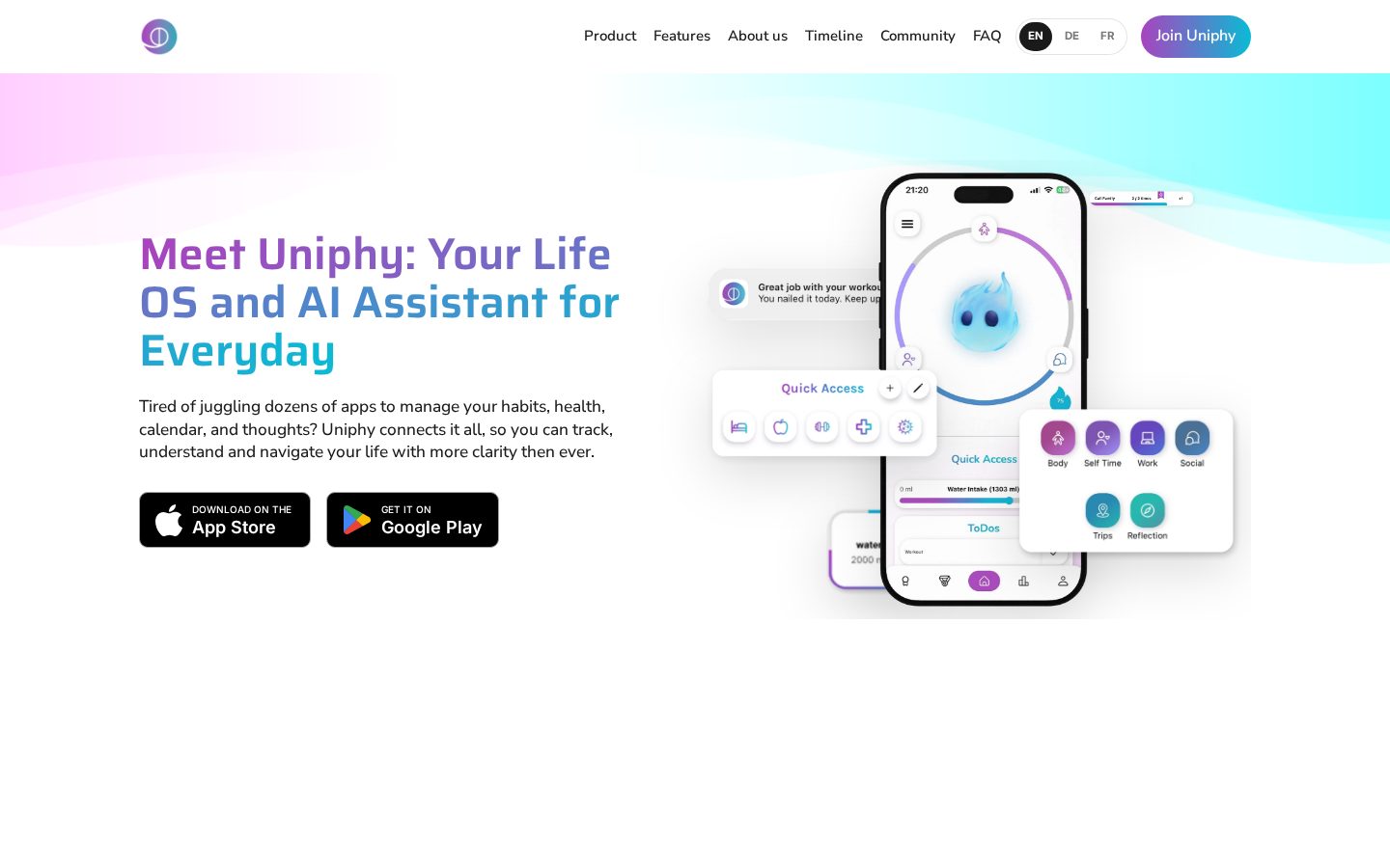 Uniphy Homepage