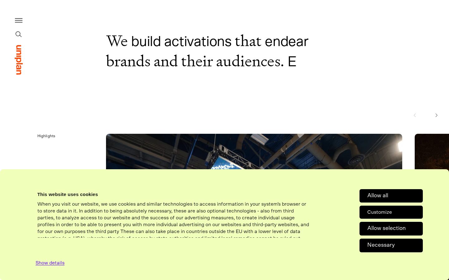 Uniplan Homepage