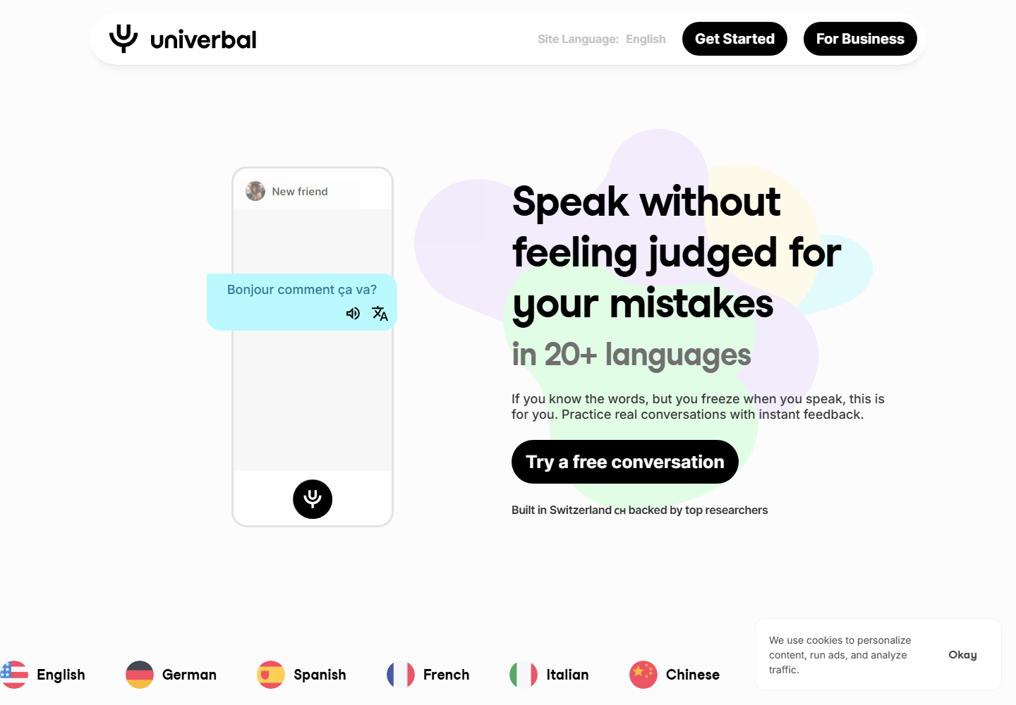 Univerbal homepage