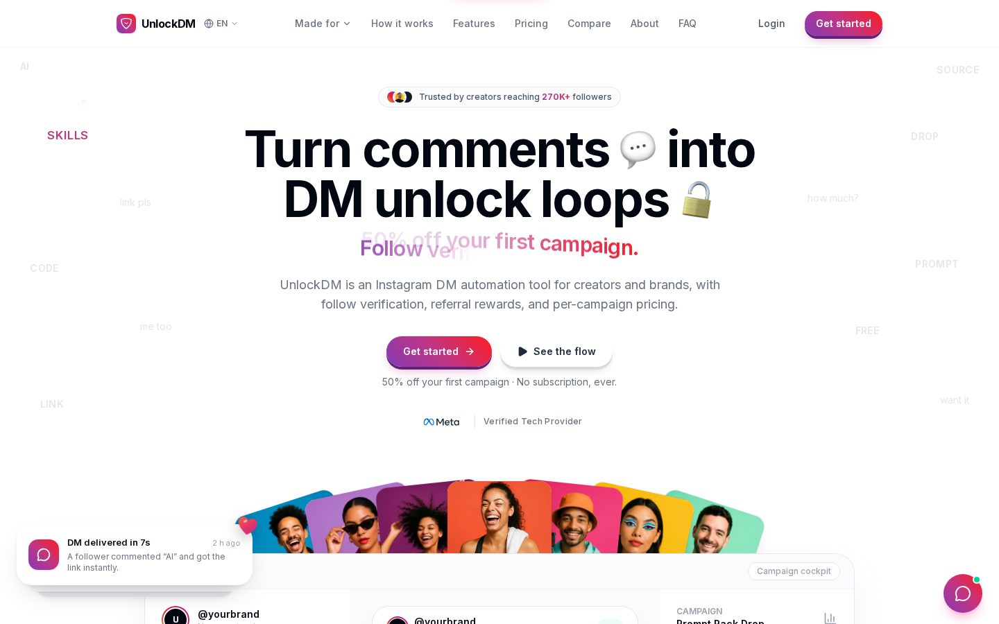 UnlockDM Homepage