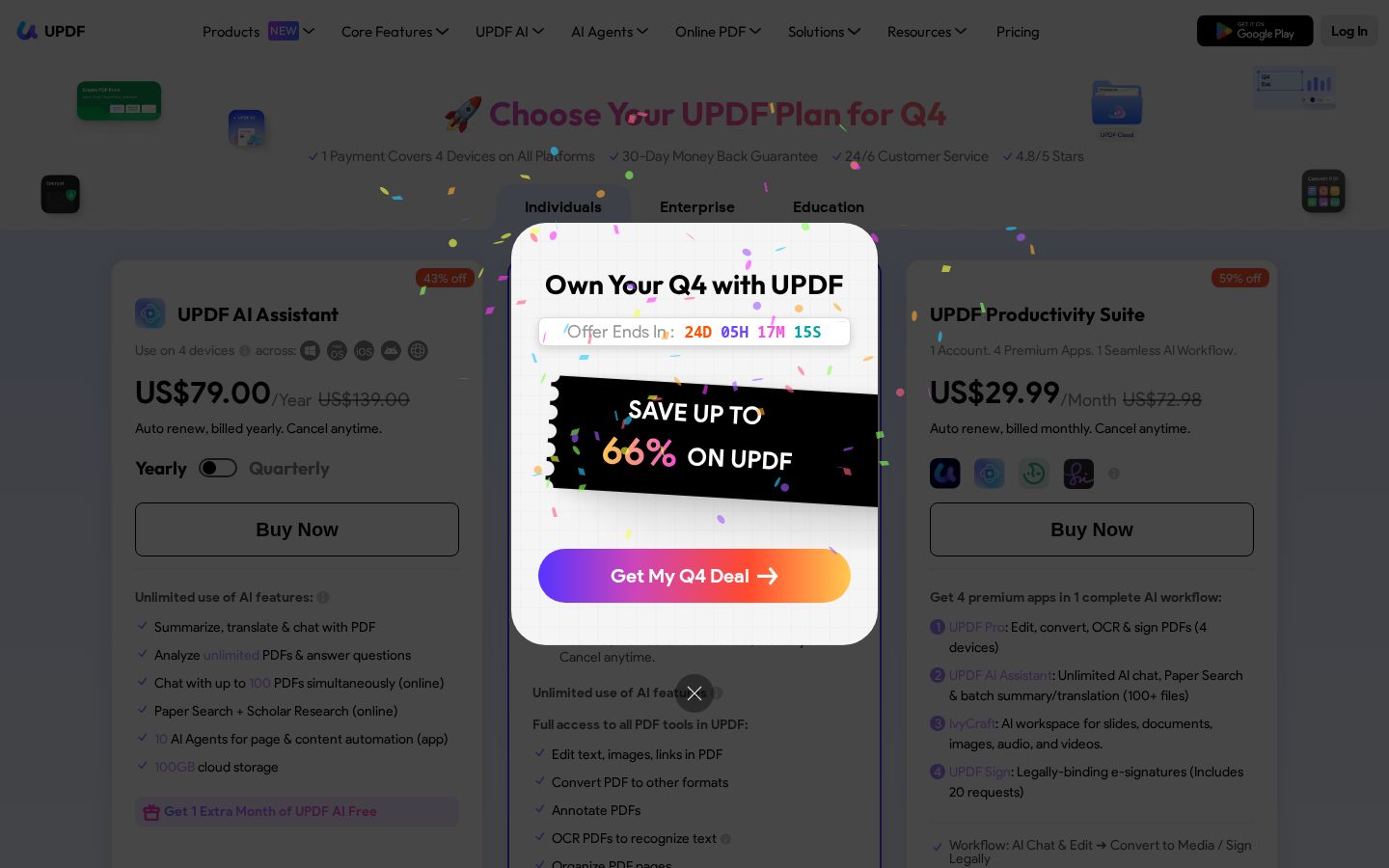 UPDF Pricing