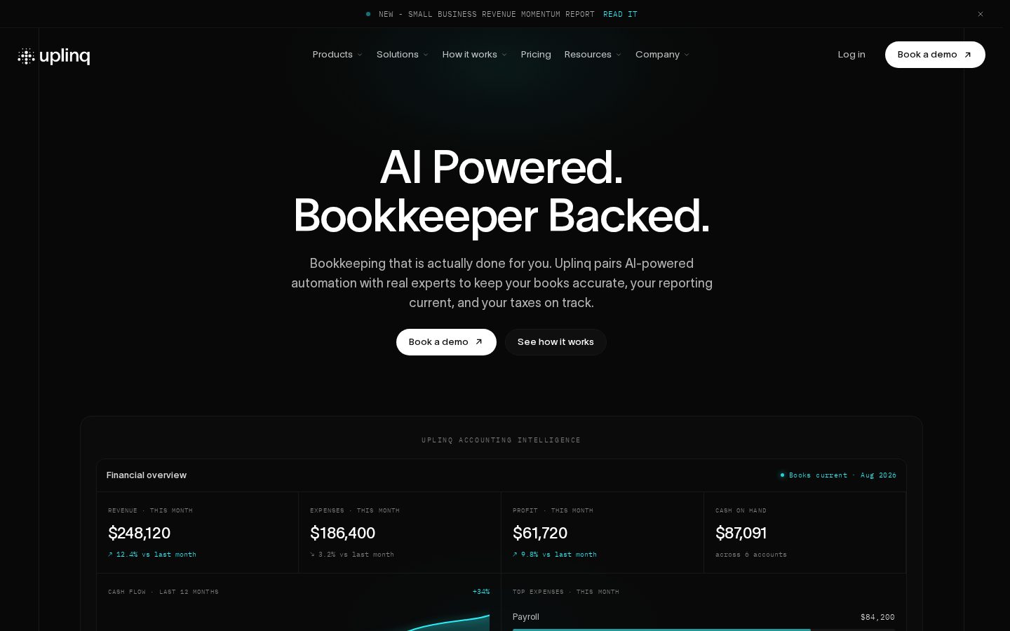 Uplinq Homepage