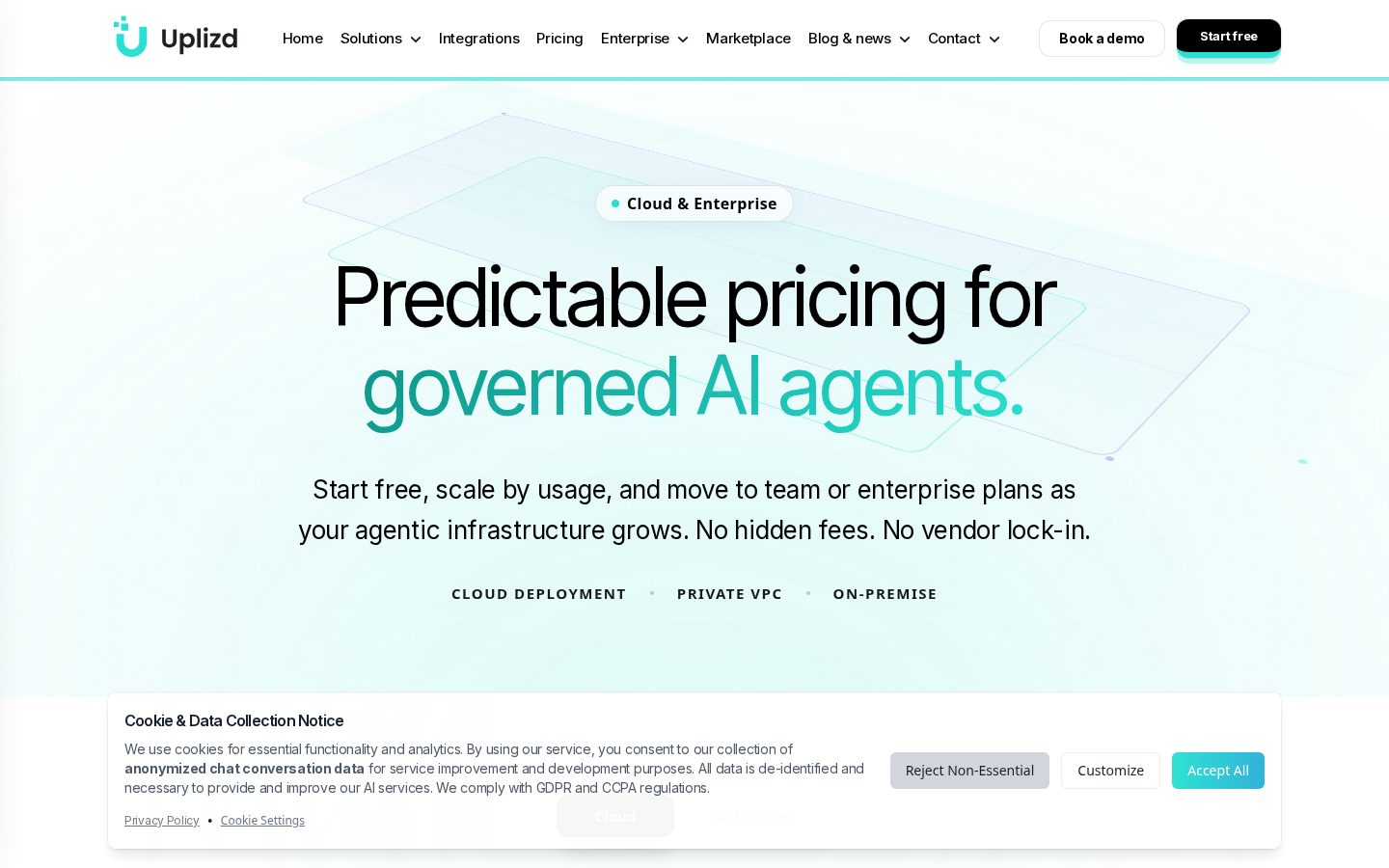 Uplizd.AI Pricing