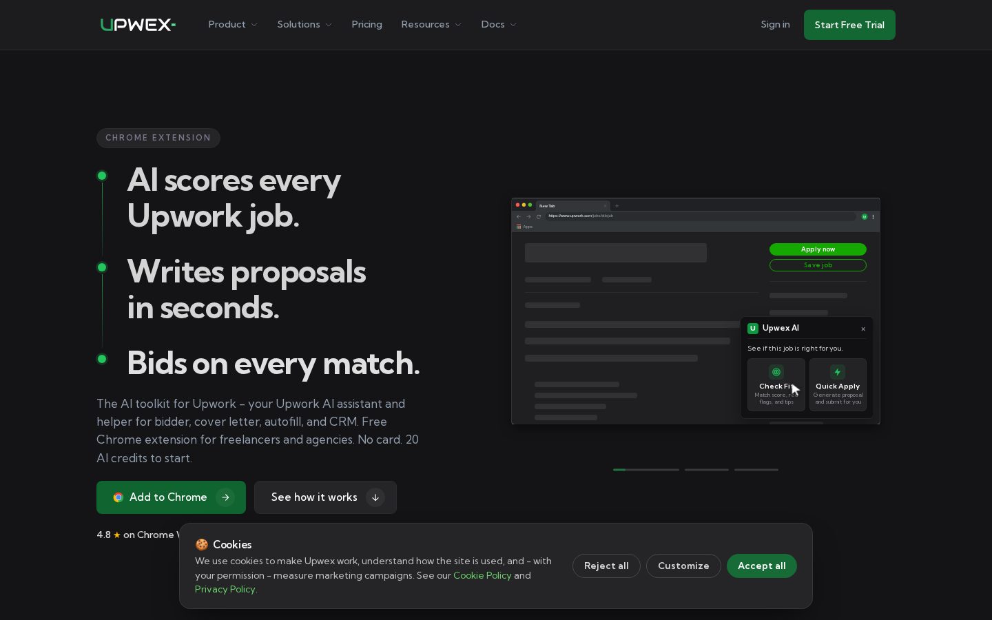 Upwex Homepage