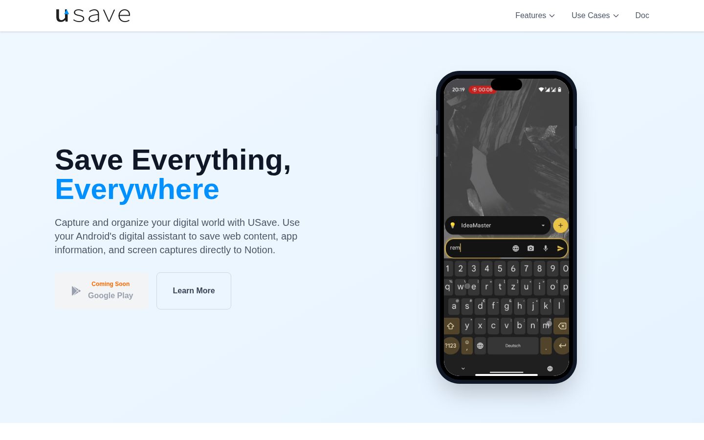 USave Homepage