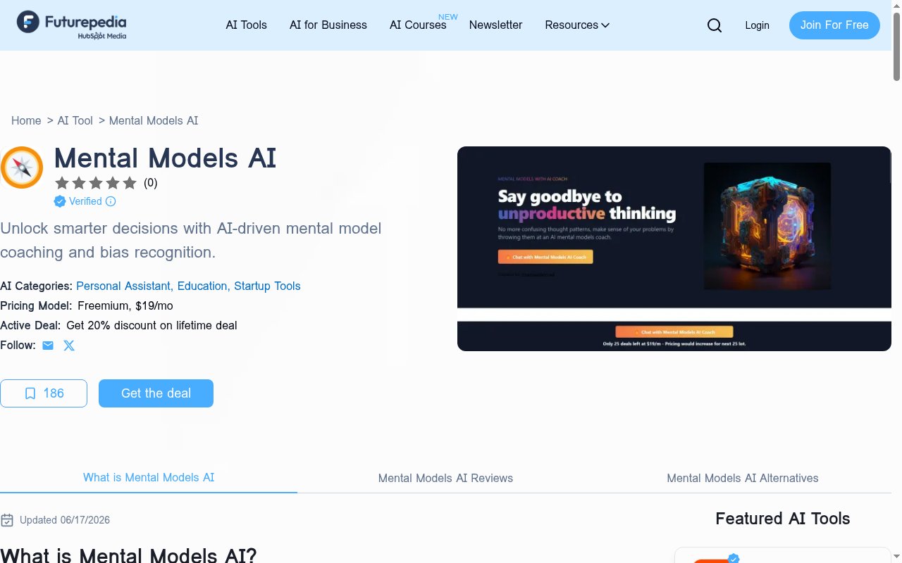 Use Cases, Pricing & Alternatives homepage