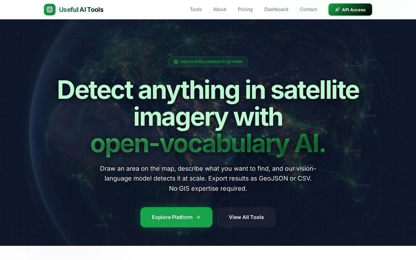 Useful AI Tools Homepage