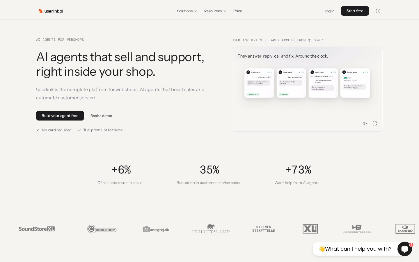 Userlink Homepage