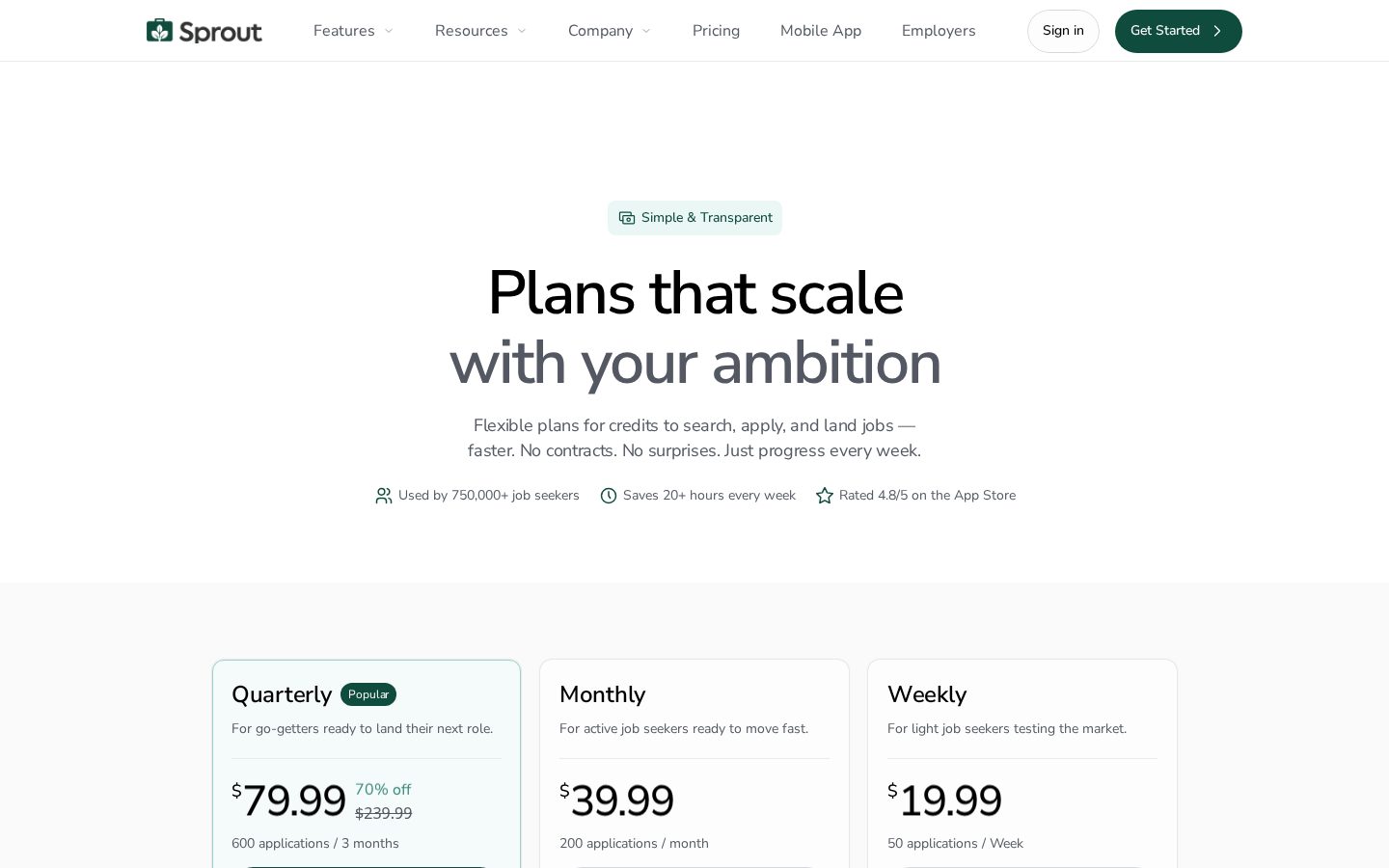usesprout Pricing