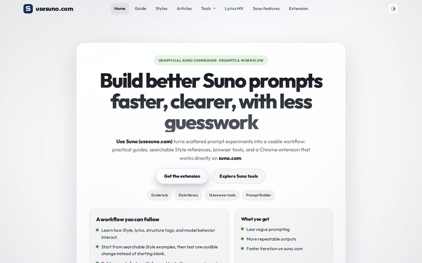 usesuno.com Homepage