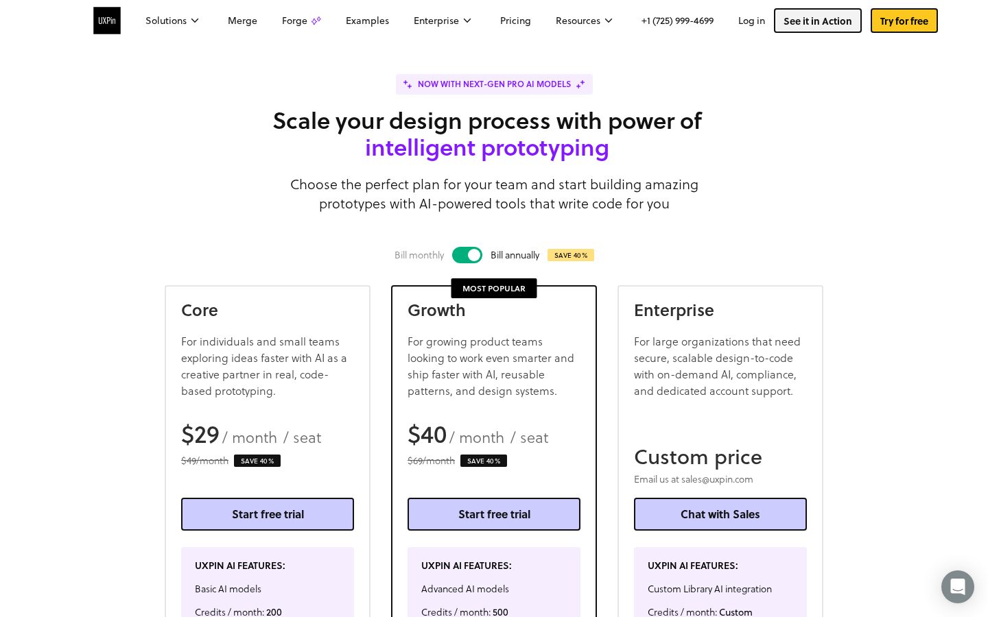 UXPin Pricing