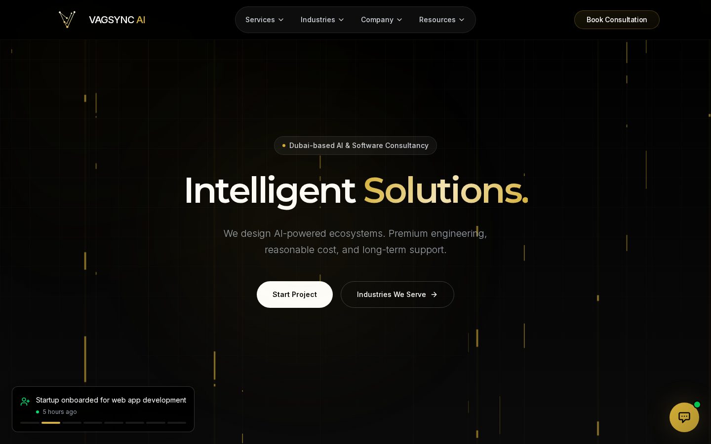 VAGSync AI Homepage