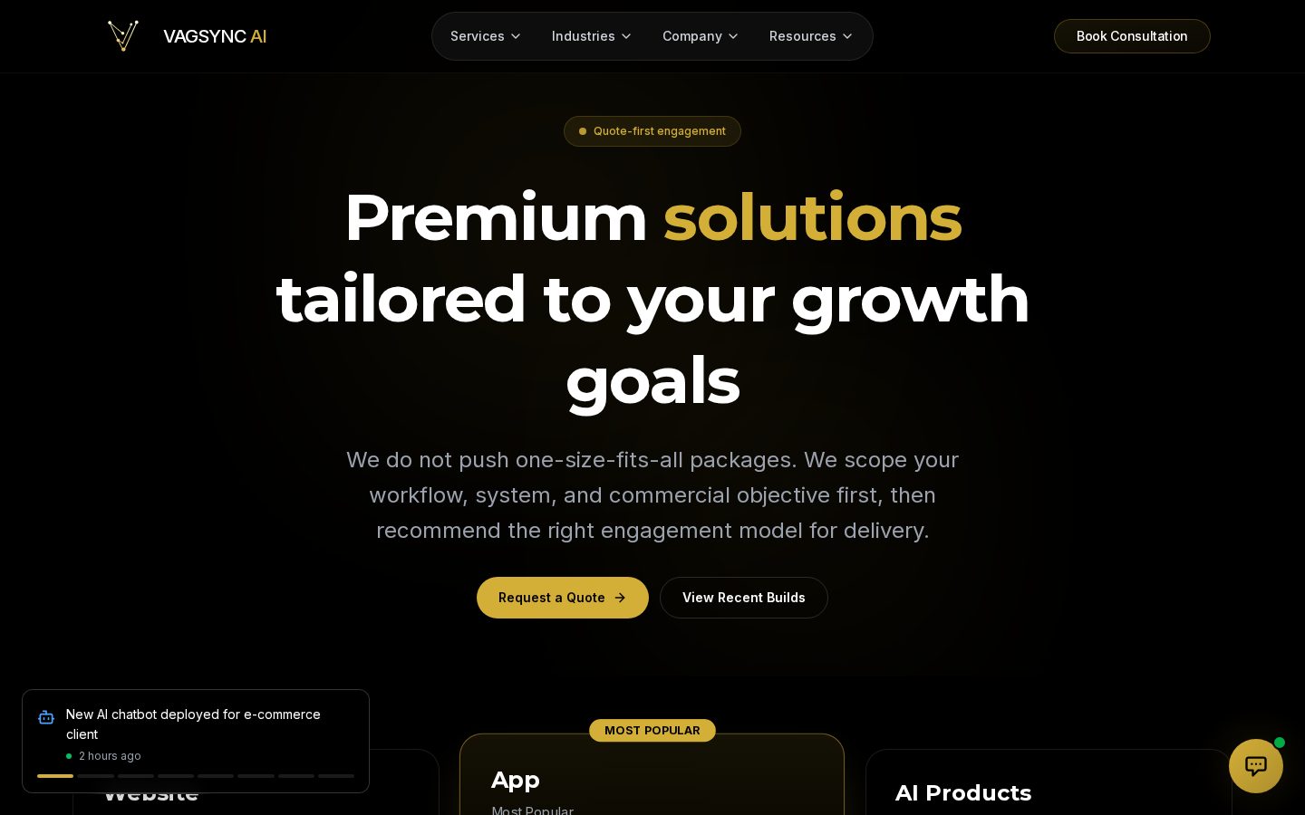 VAGSync AI Pricing
