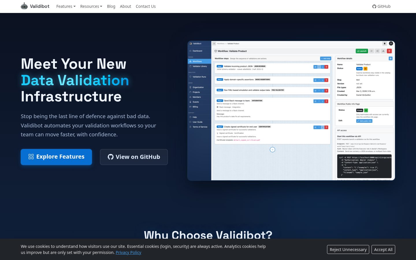 Validibot Homepage