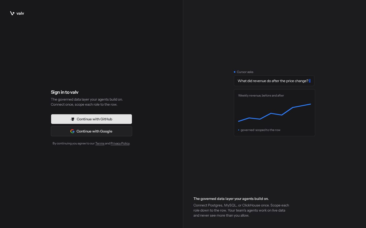 valv Homepage