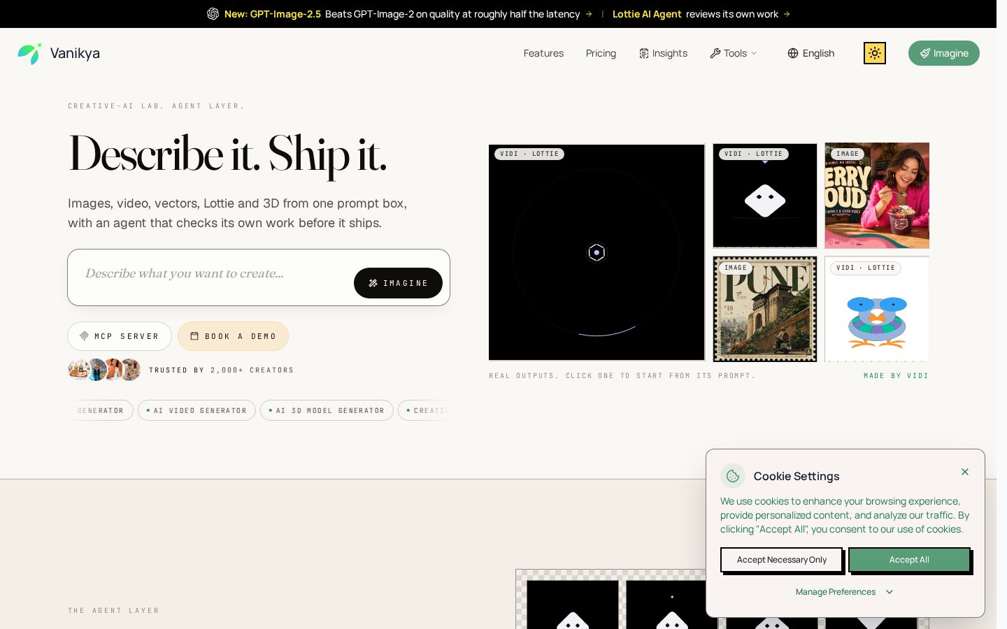 Vanikya Homepage