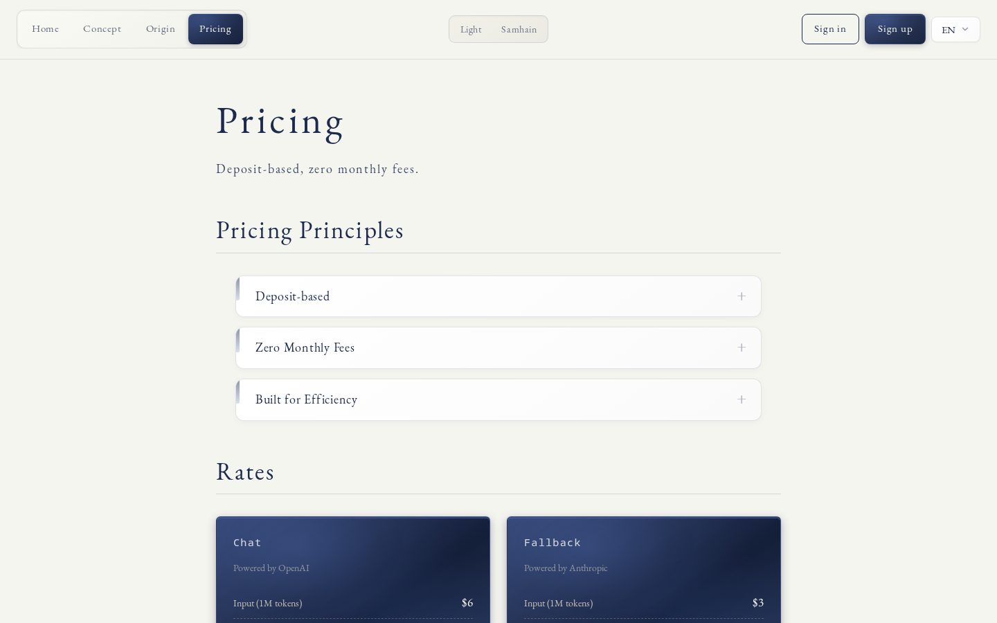 VATES Pricing