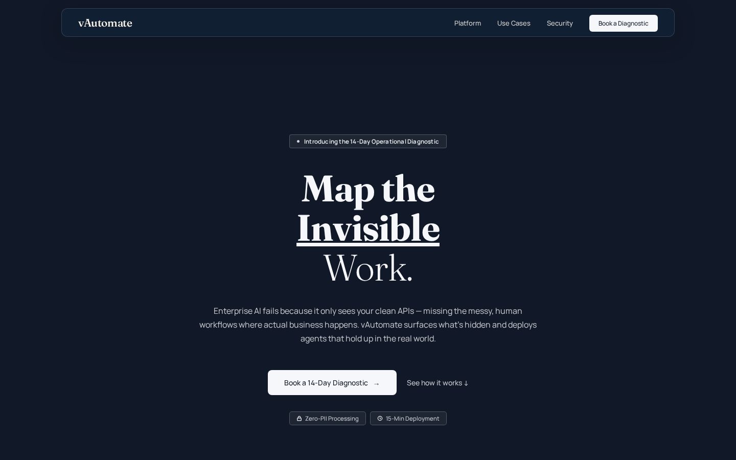 Vautomate Homepage