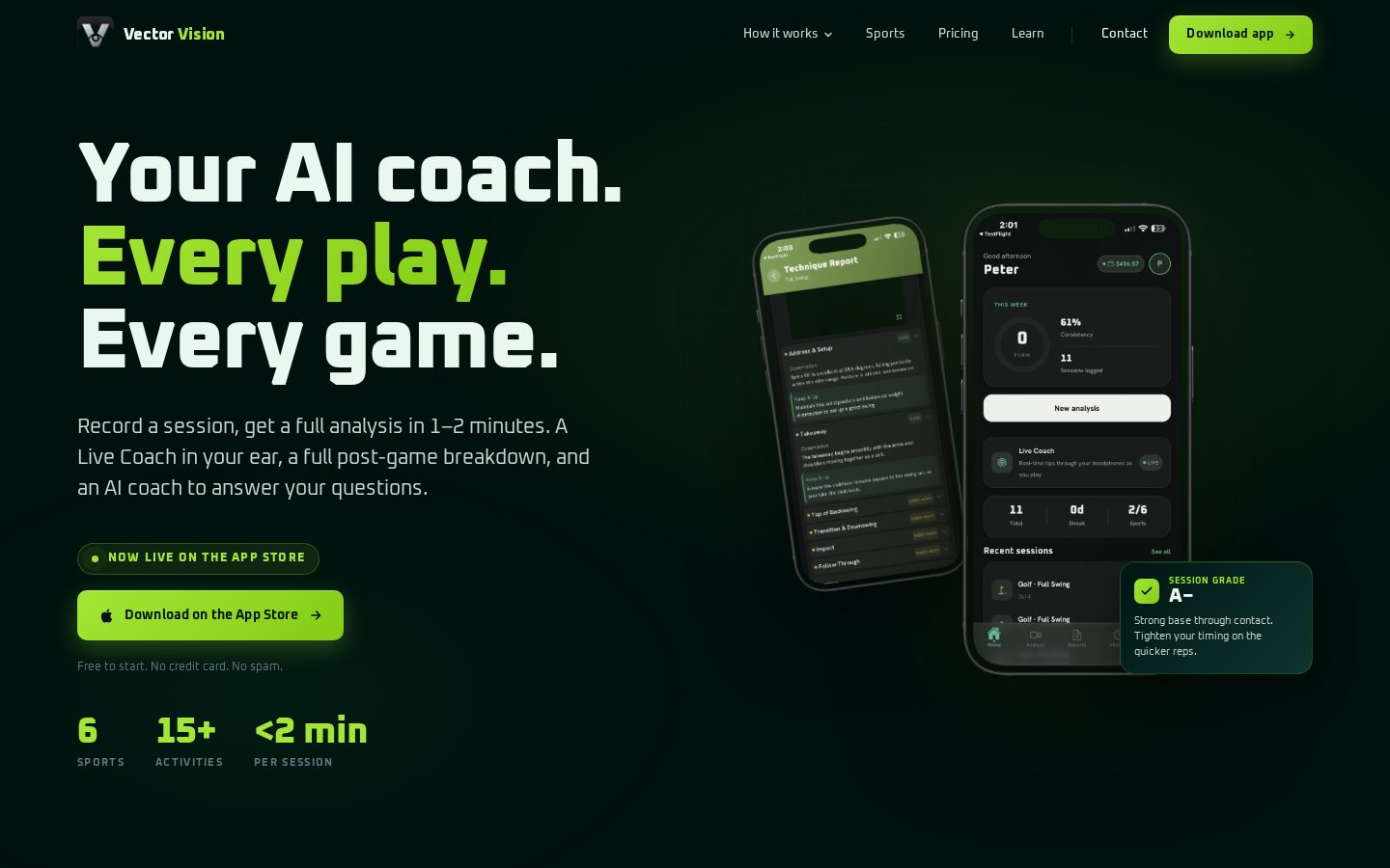 Vector Vision Homepage