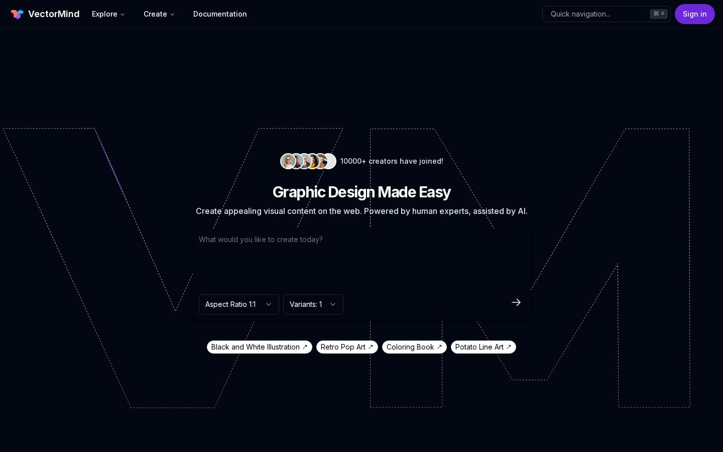 VectorMind Homepage