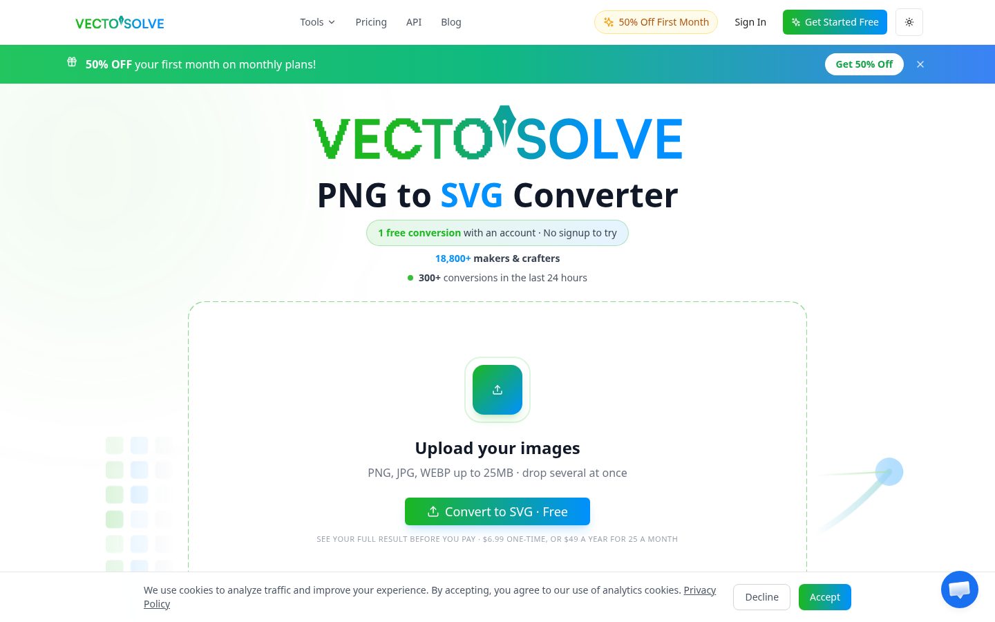 Vectosolve Homepage