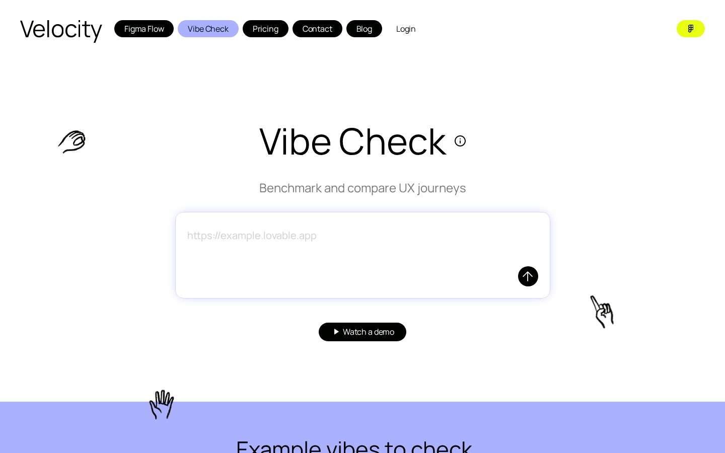 Velocity Homepage