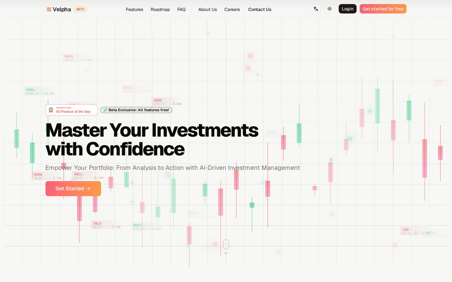Velpha Homepage