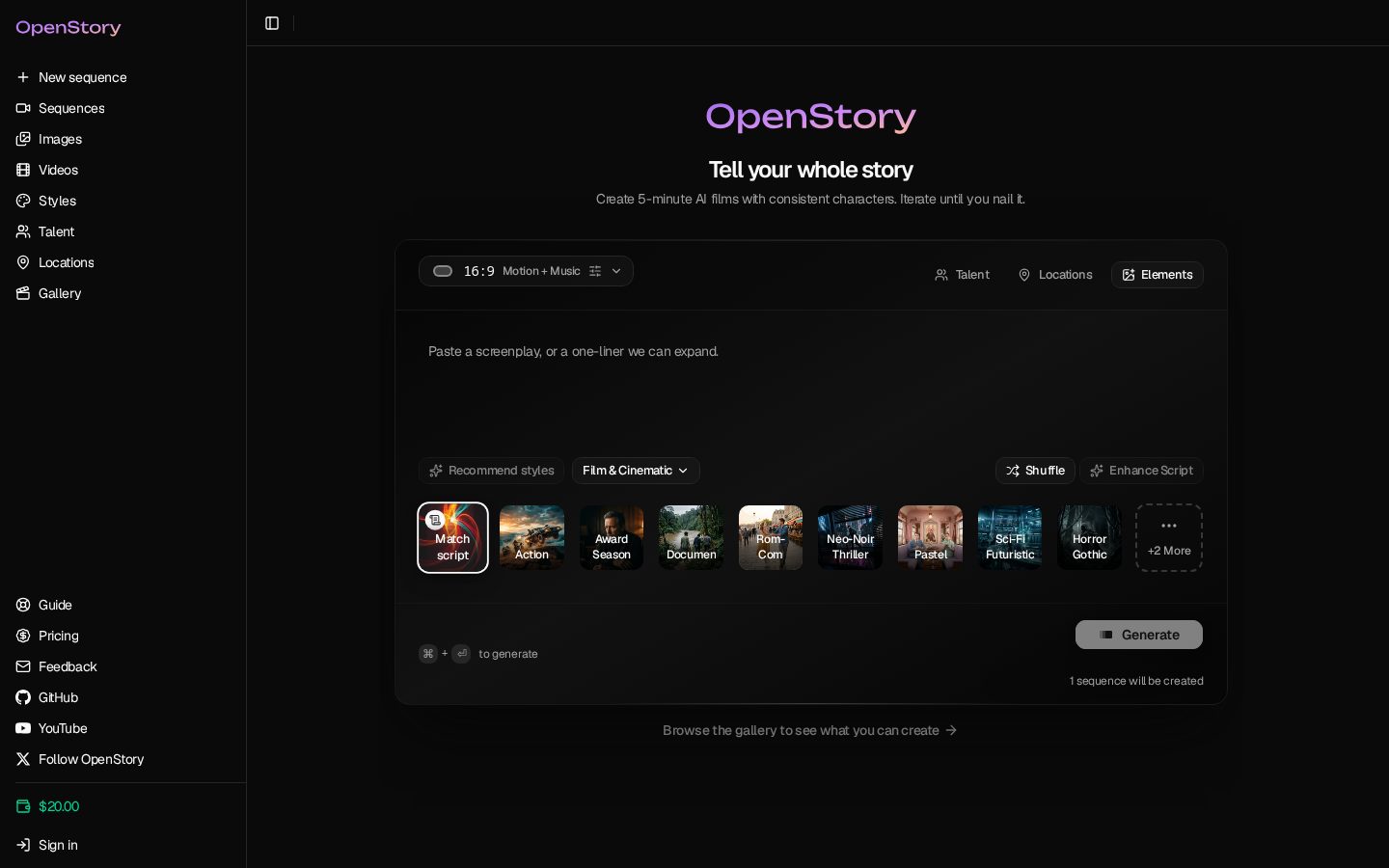Velro Homepage