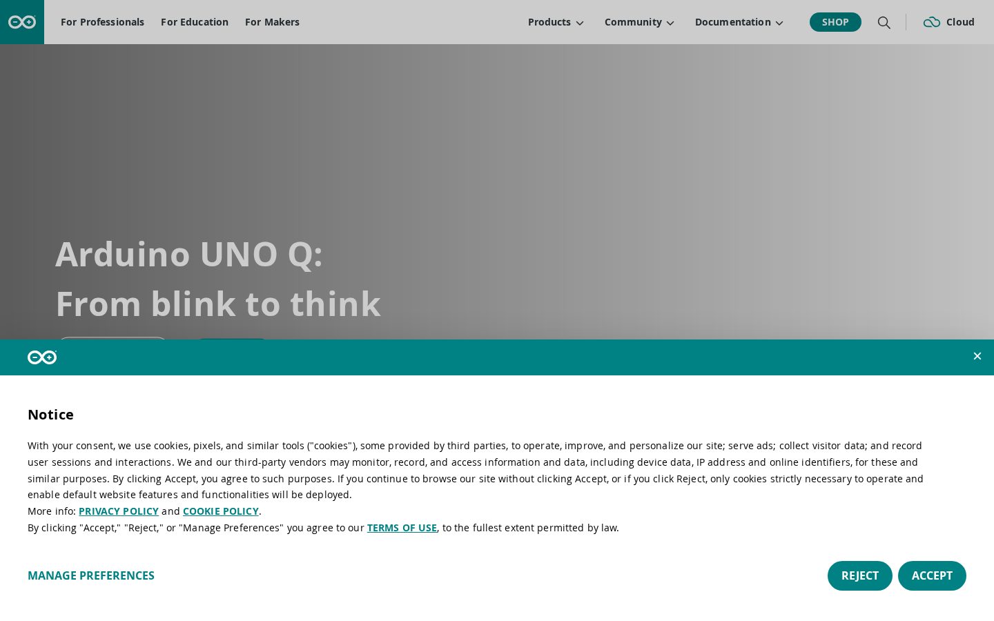VENTUNO Q Homepage