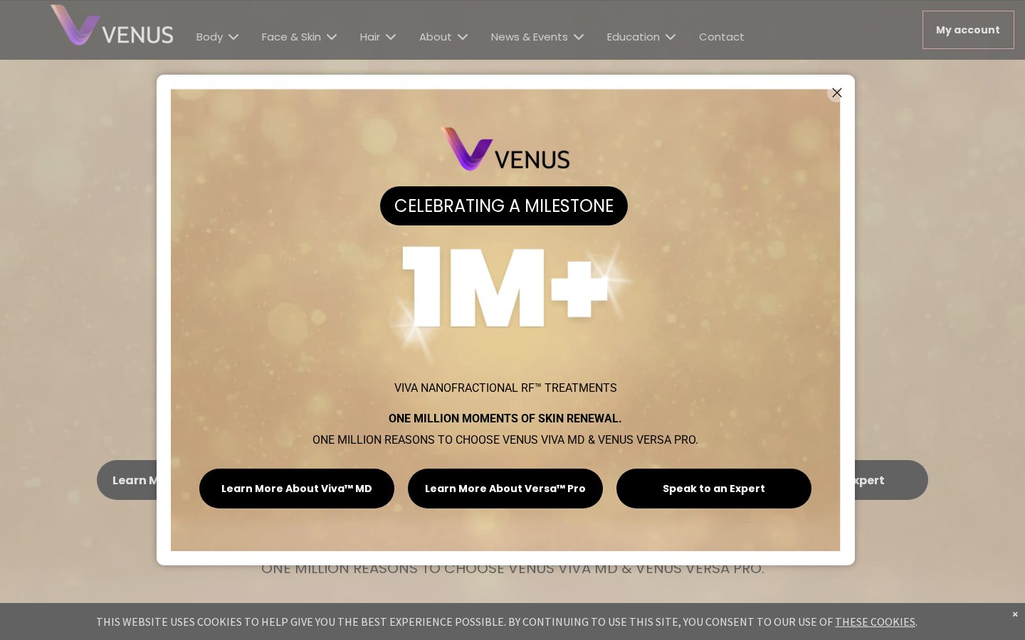 Venus AI Homepage