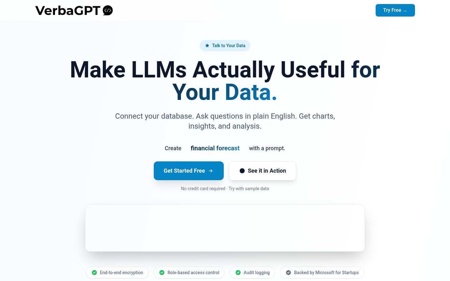 VerbaGPT Homepage