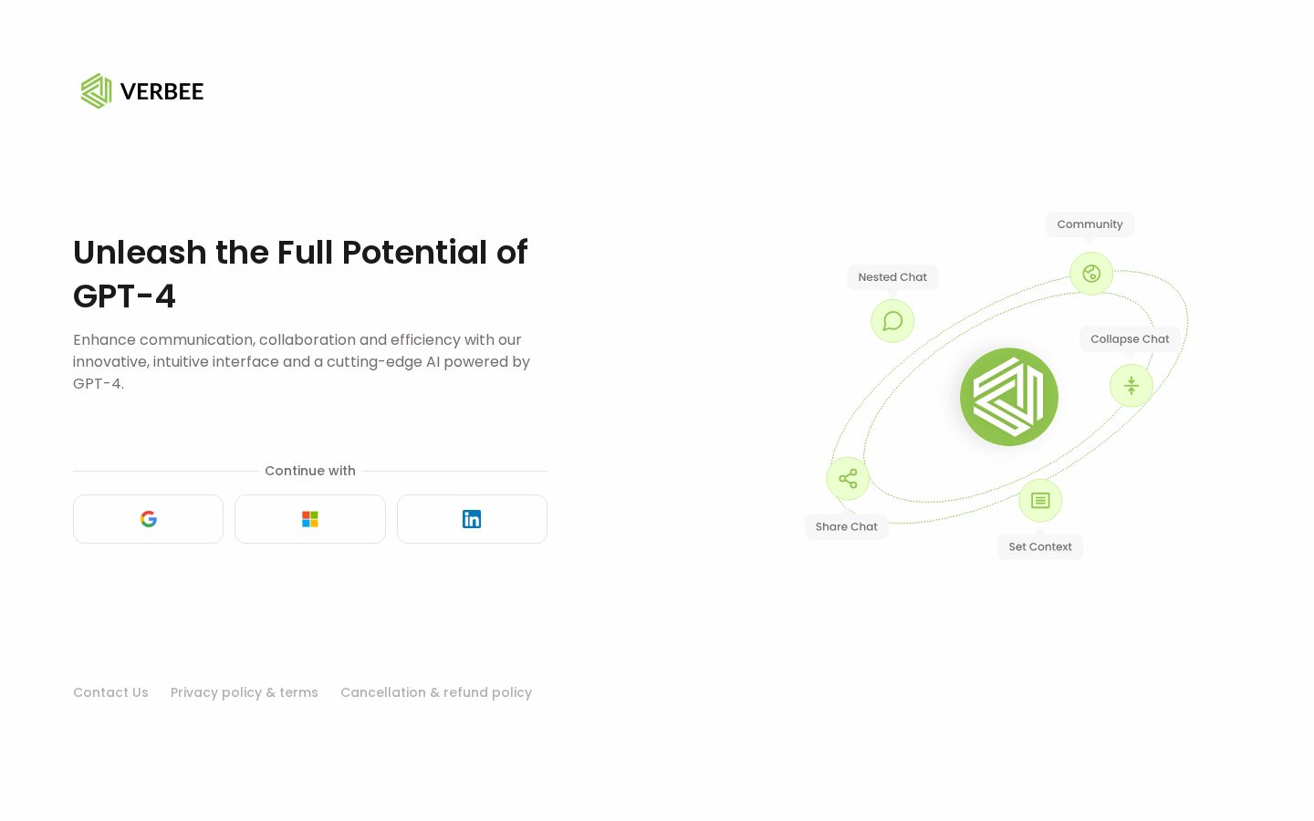 Verbee Homepage