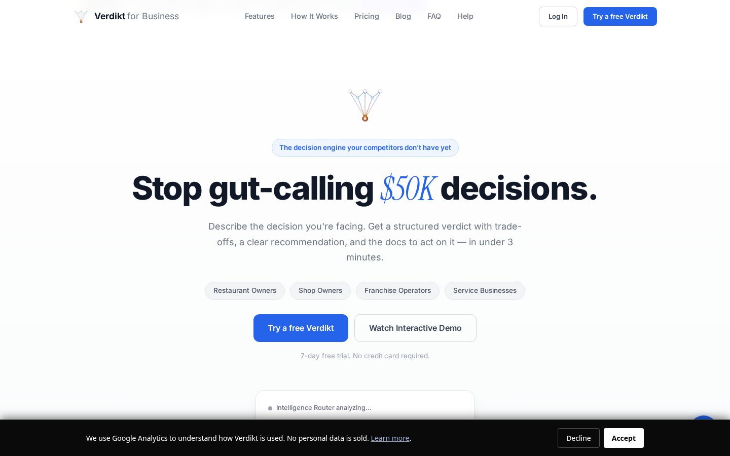 Verdikt Homepage