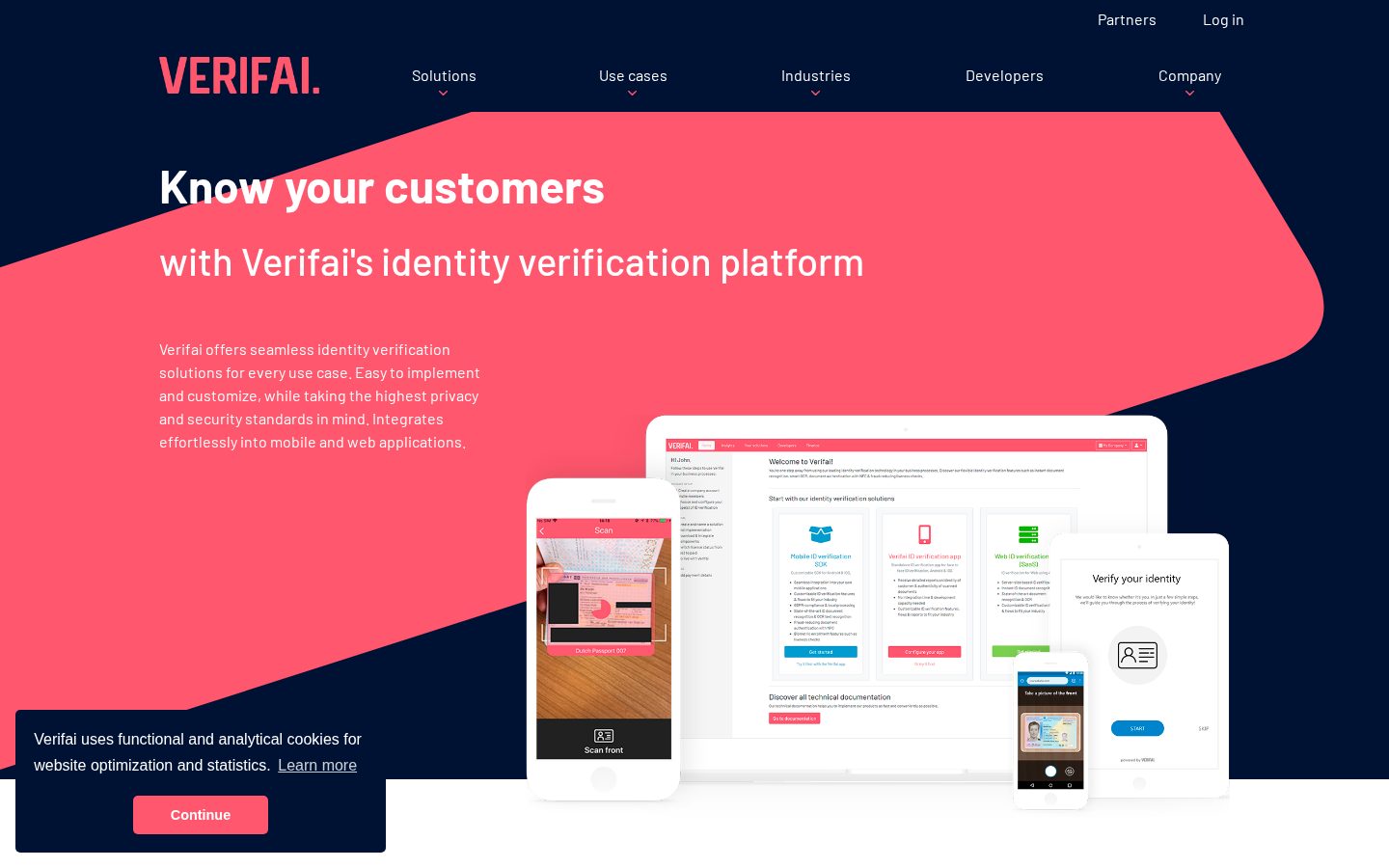 Verifai Homepage