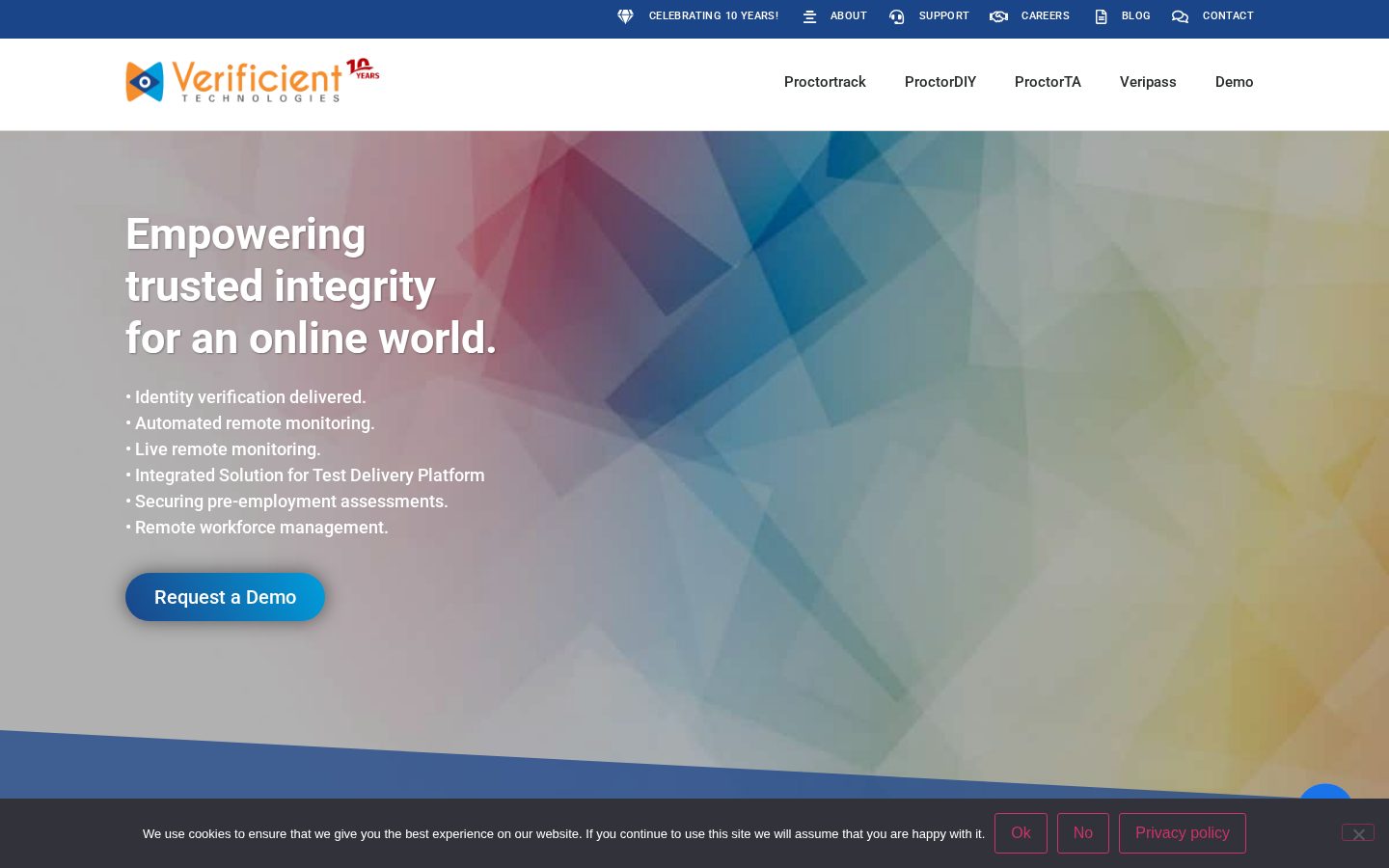 Verificient Homepage