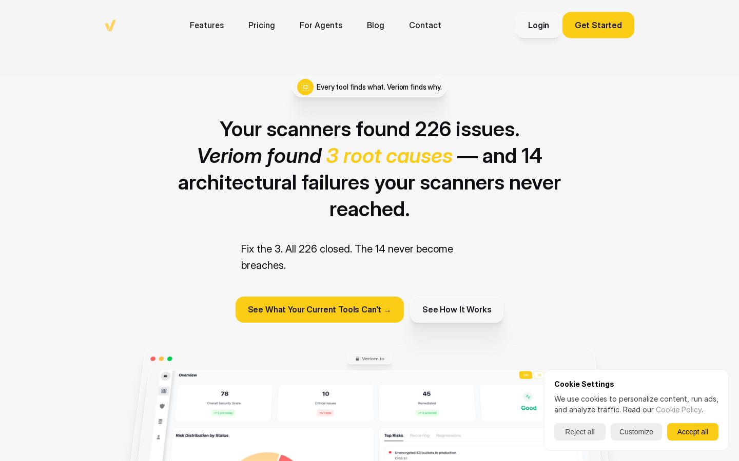 Veriom Homepage