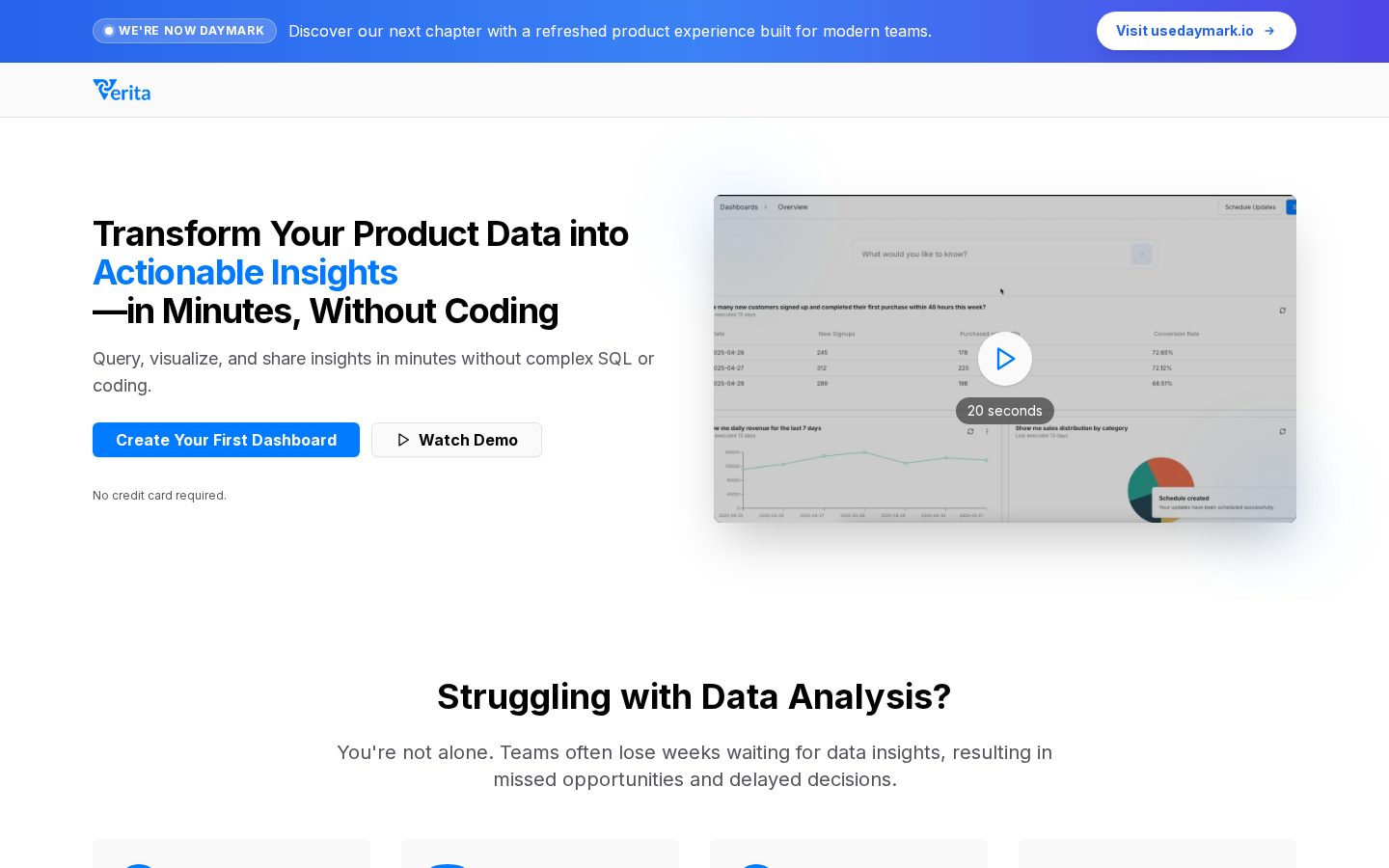 Verita Homepage
