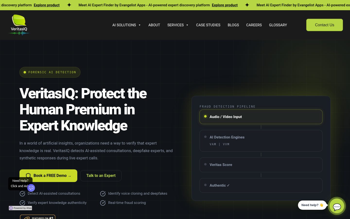 VeritasIQ Homepage