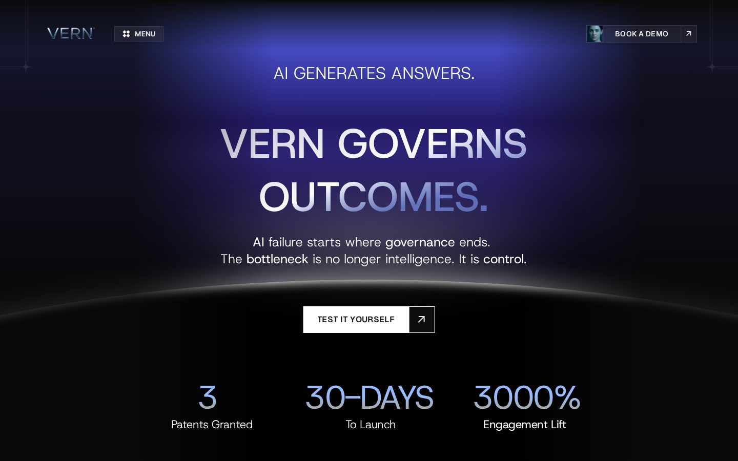 VERN AI Homepage