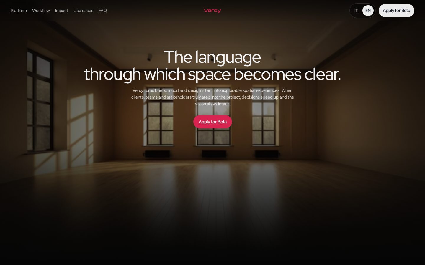 Versy Homepage