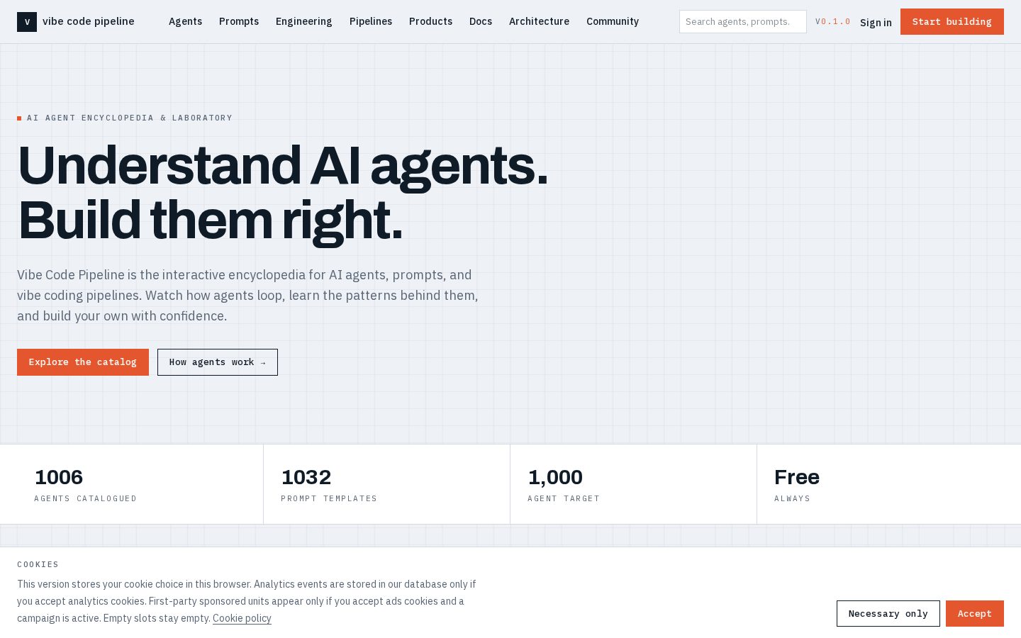 Vibe Code Pipeline Homepage