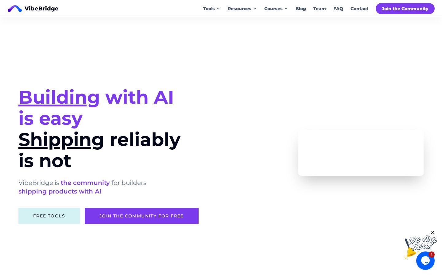 VibeBridge Homepage