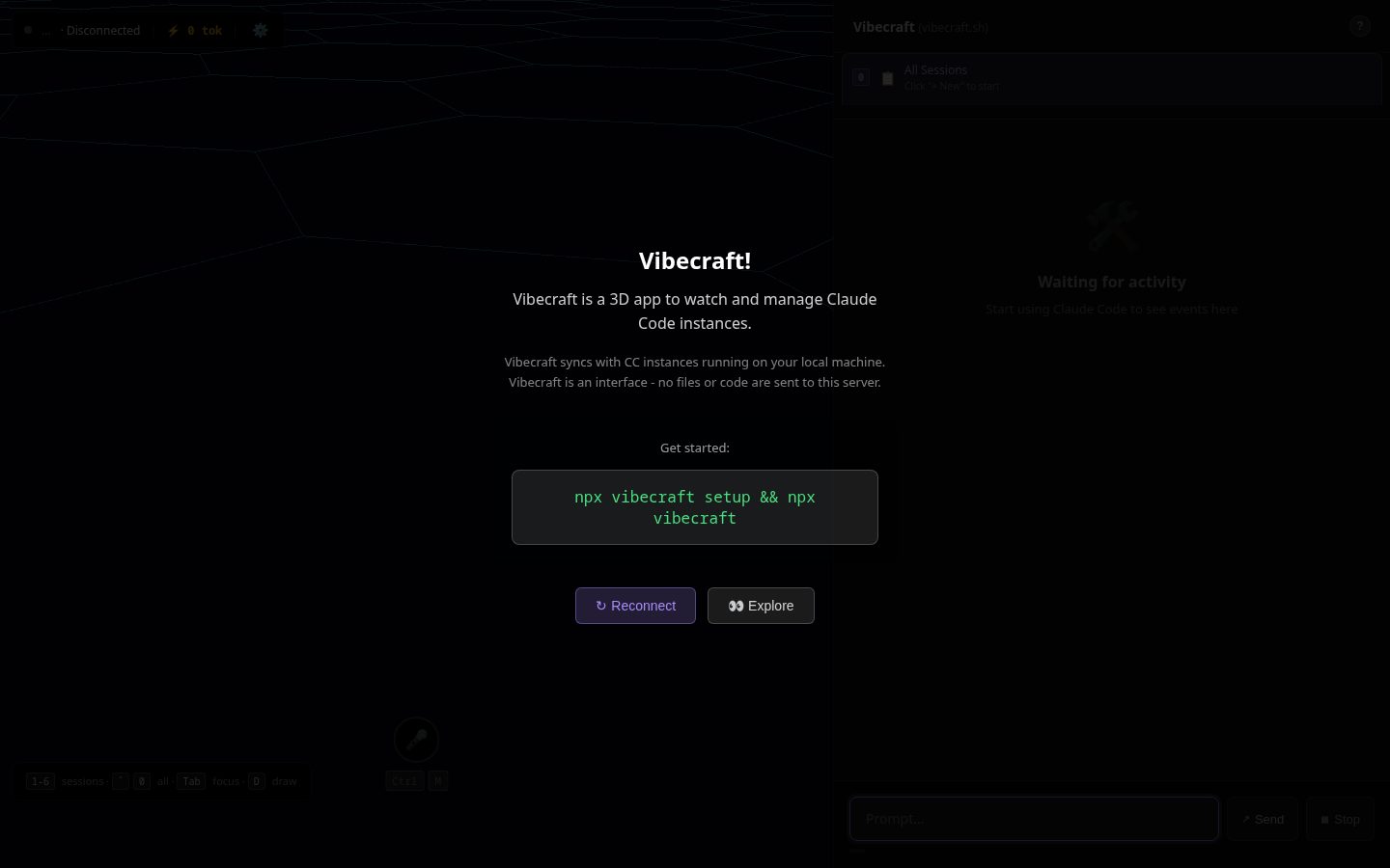 Vibecraft Homepage