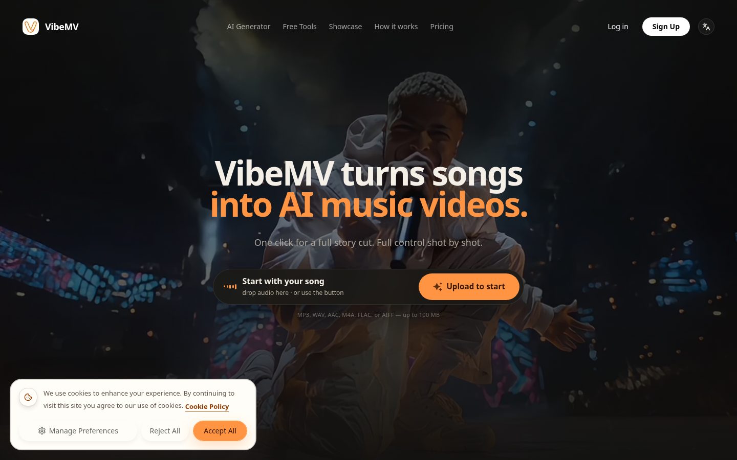 VibeMV Homepage