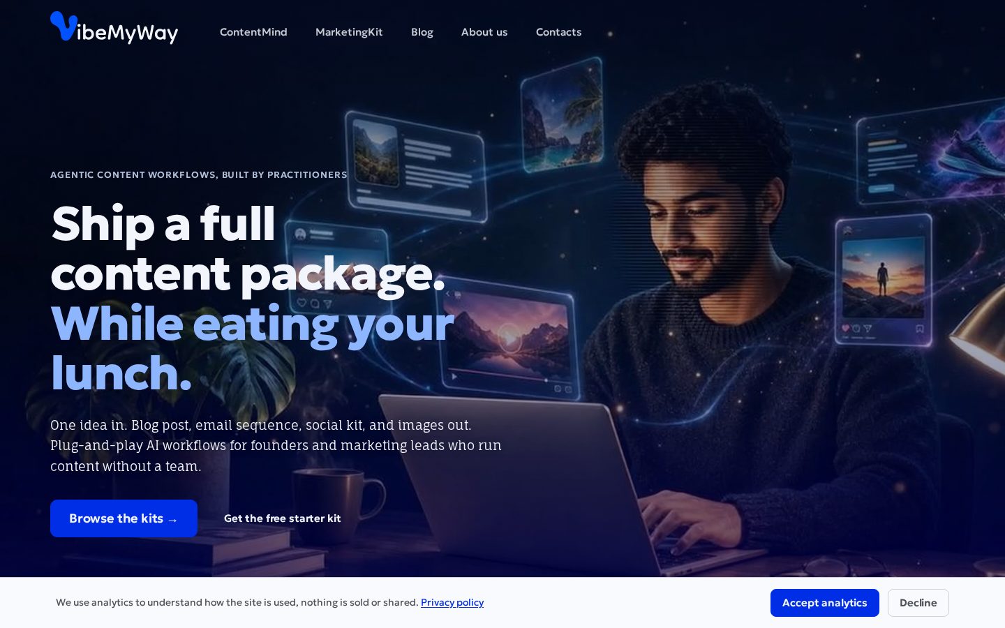 VibeMyWay Homepage