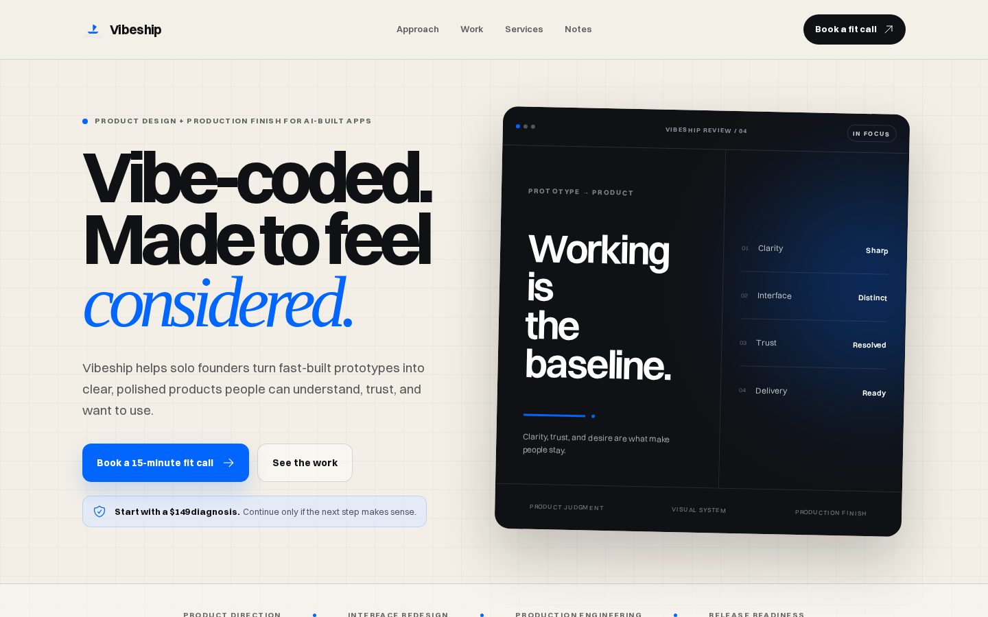 Vibeship Homepage