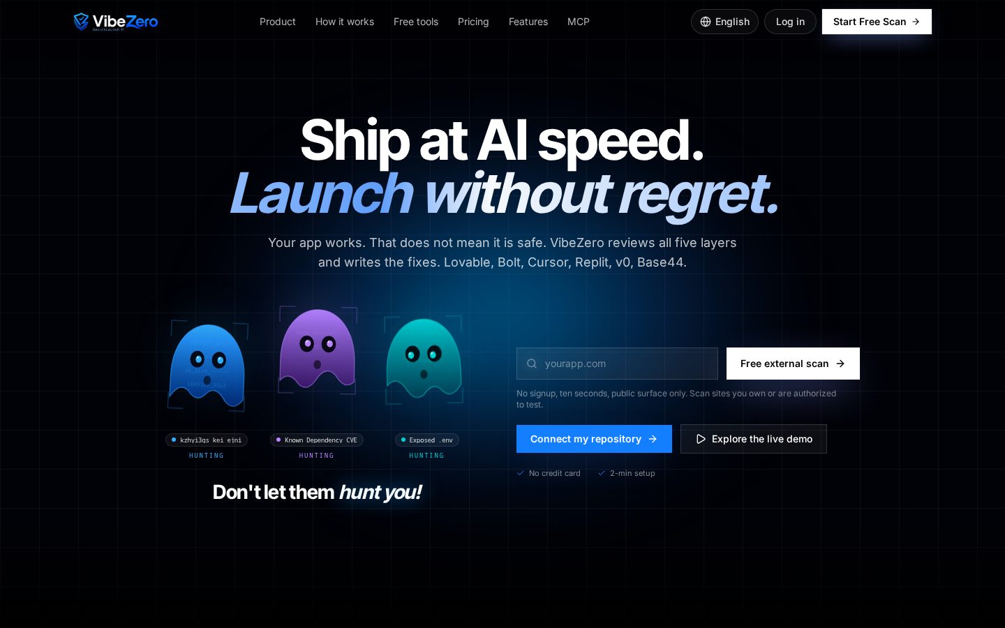 VibeZero Homepage